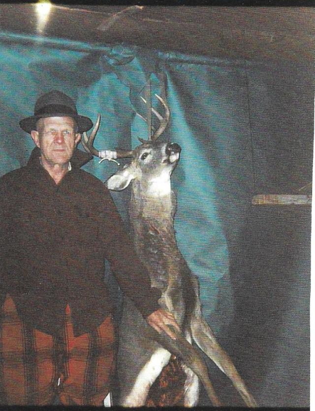 Grandpa Pitts after a successful hunt.